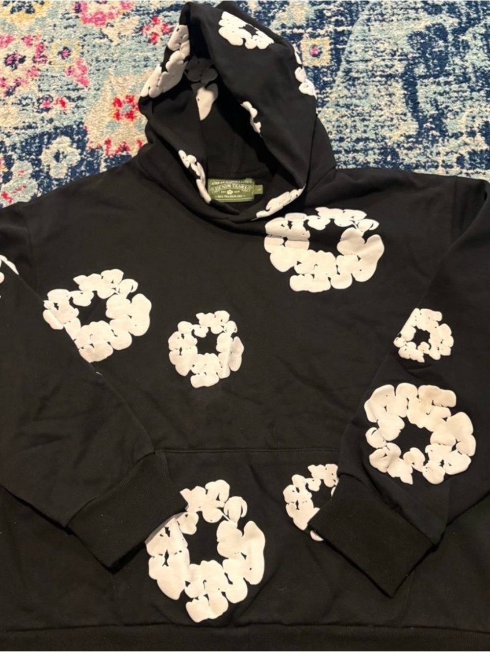 Black Denim Tears Hoodie